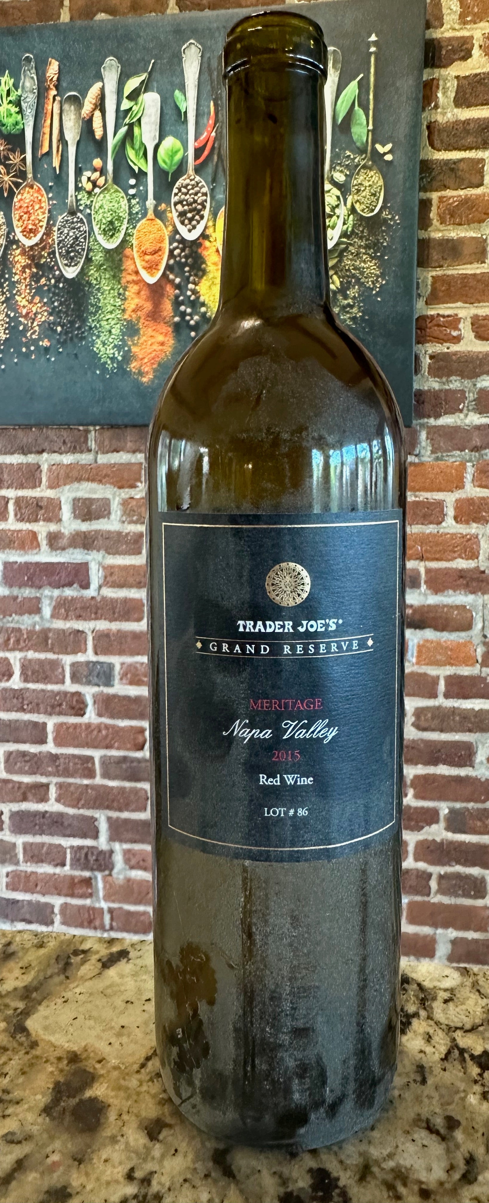 Cellar Selection: The 2015 Trader Joe's Grand Reserve Meritage Napa Valley (Lot #86) Postmortem