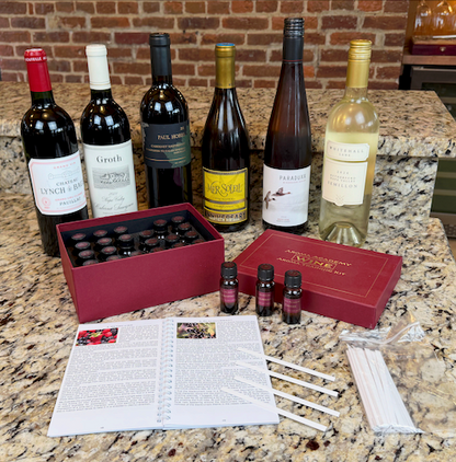 Wine Aroma Masterclass Kit - 24 Signature Aromas + Training Guide