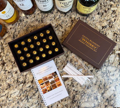 Whisk(e)y Aroma Masterclass Kit - 24 Signature Aromas + Training Manual